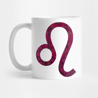 Paisley Leo Zodiac Sign Mug